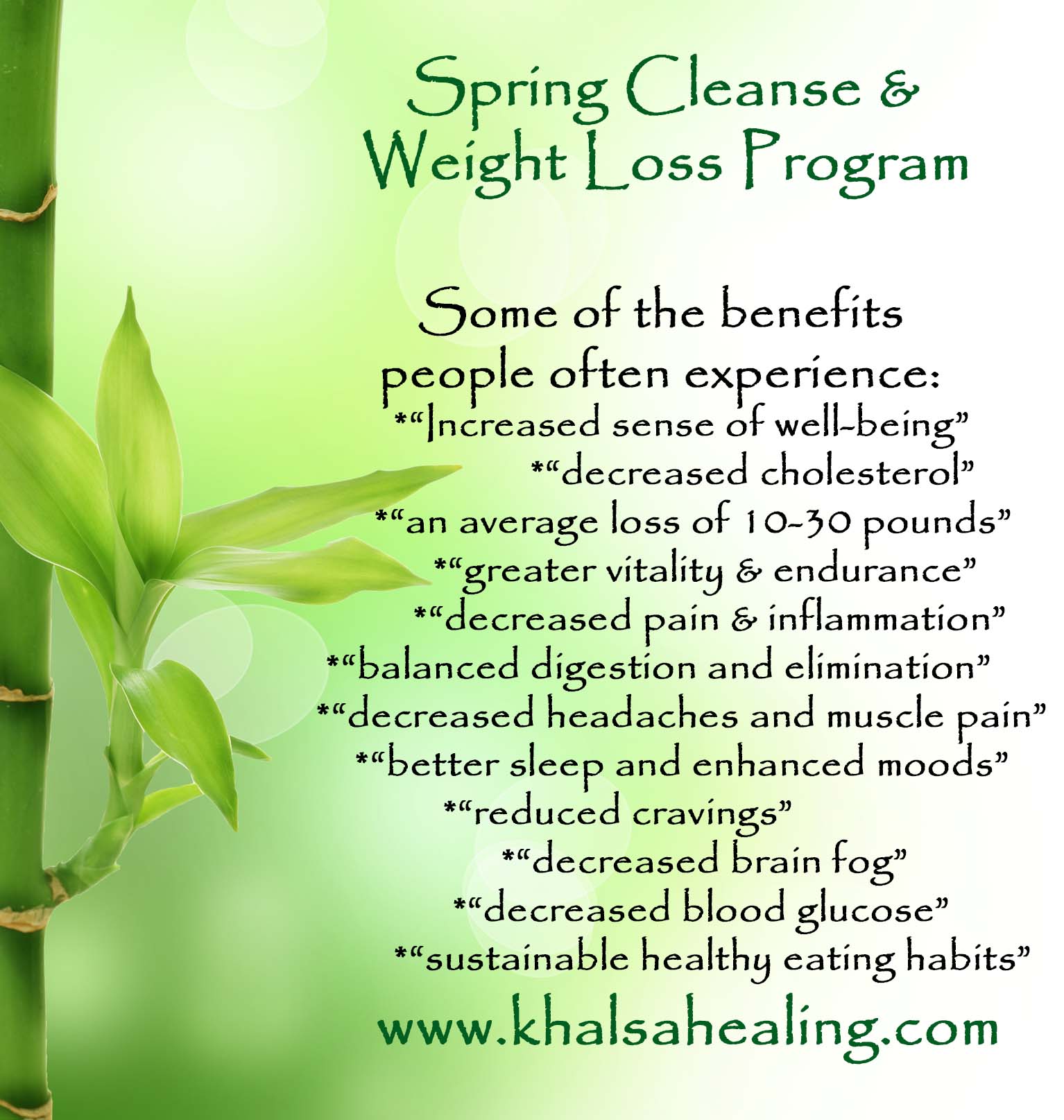Khalsa Spring Cleanse Benefits